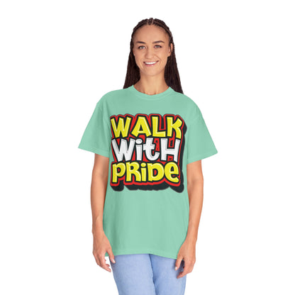 Walk With Pride Confidence Tee Aspiration Mindfulness Integrity Empowerment Unisex Heavy Cotton T-Shirt