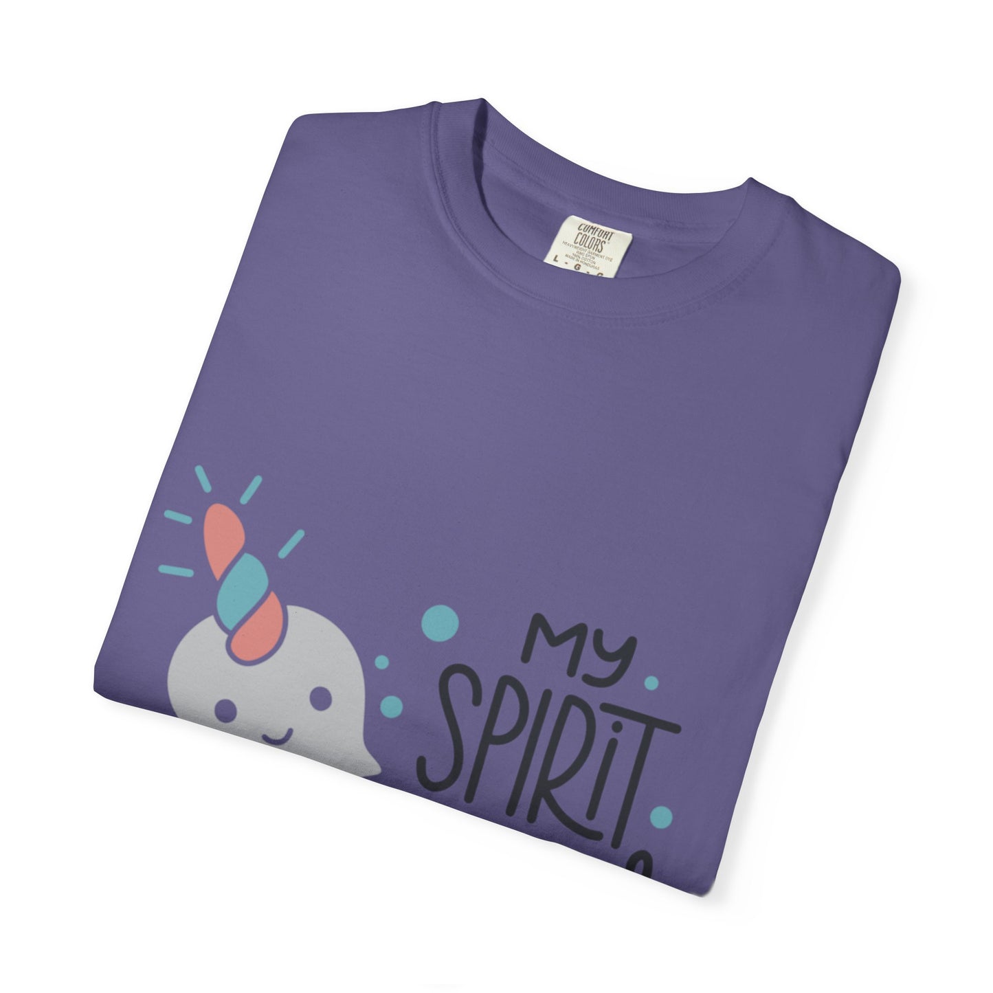 My Spirit Animal Is a Narwhal Unicorn Of The Sea Tusk Tee Inuit Culture Migration Unisex Heavy Cotton T-Shirt