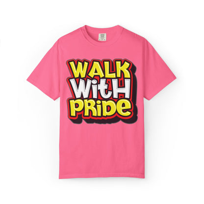 Walk With Pride Confidence Tee Aspiration Mindfulness Integrity Empowerment Unisex Heavy Cotton T-Shirt