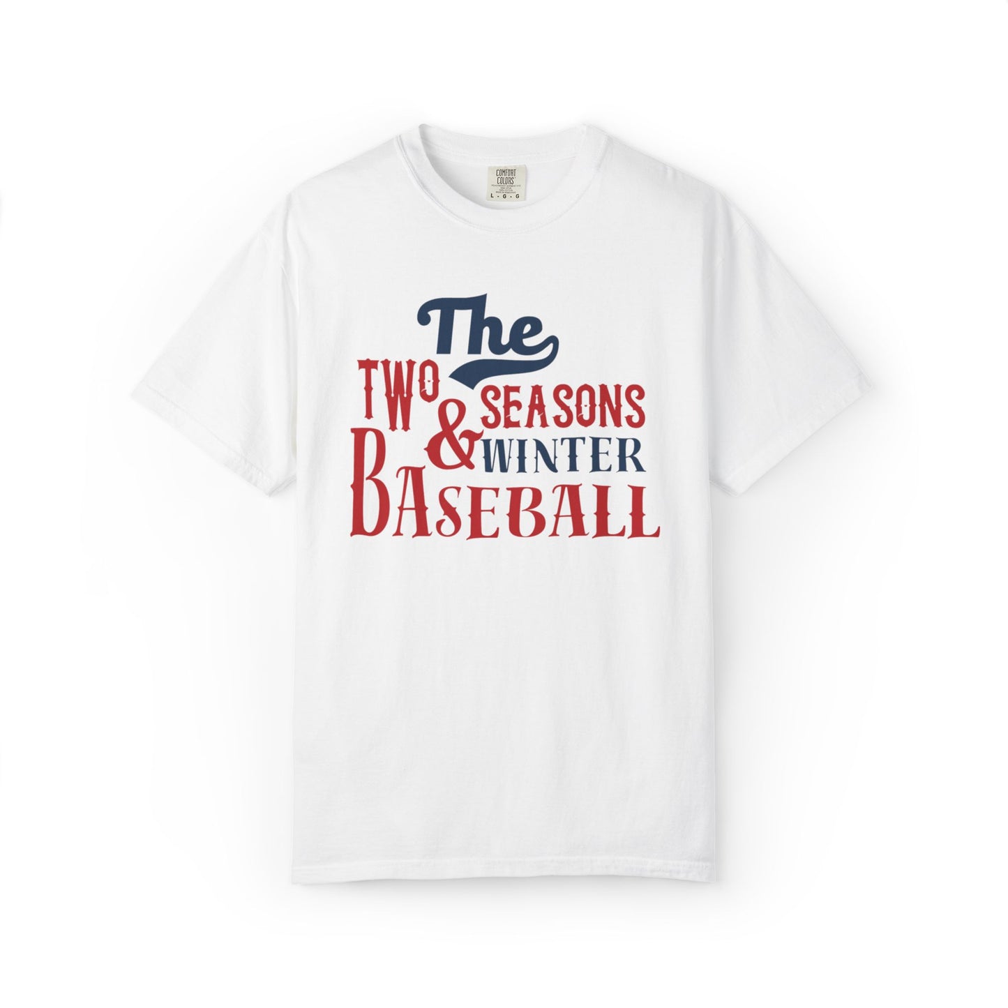 The Two Seasons Winter & Baseball Pitcher’s Snow Peace Tee Scoreboard Smiles Inning Of Joy Unisex Heavy Cotton T-Shirt