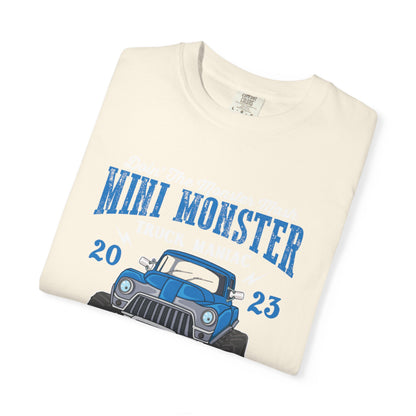 Funny Mini Monster Truck Manic Speed Truck Power Sarcastic Extreme Adventure Four-Wheel Drive Unisex Heavy Cotton T-Shirt