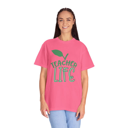 Teacher Life Role Model Supportive Learning Positive Reinforcement Moral Values Unisex Heavy Cotton T-Shirt
