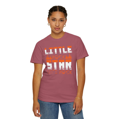 Thrilling Little Rock Star Born To Rock Rock And Roll Passion Rocker At Heart Rock Enthusiasm Unisex Heavy Cotton T-Shirt