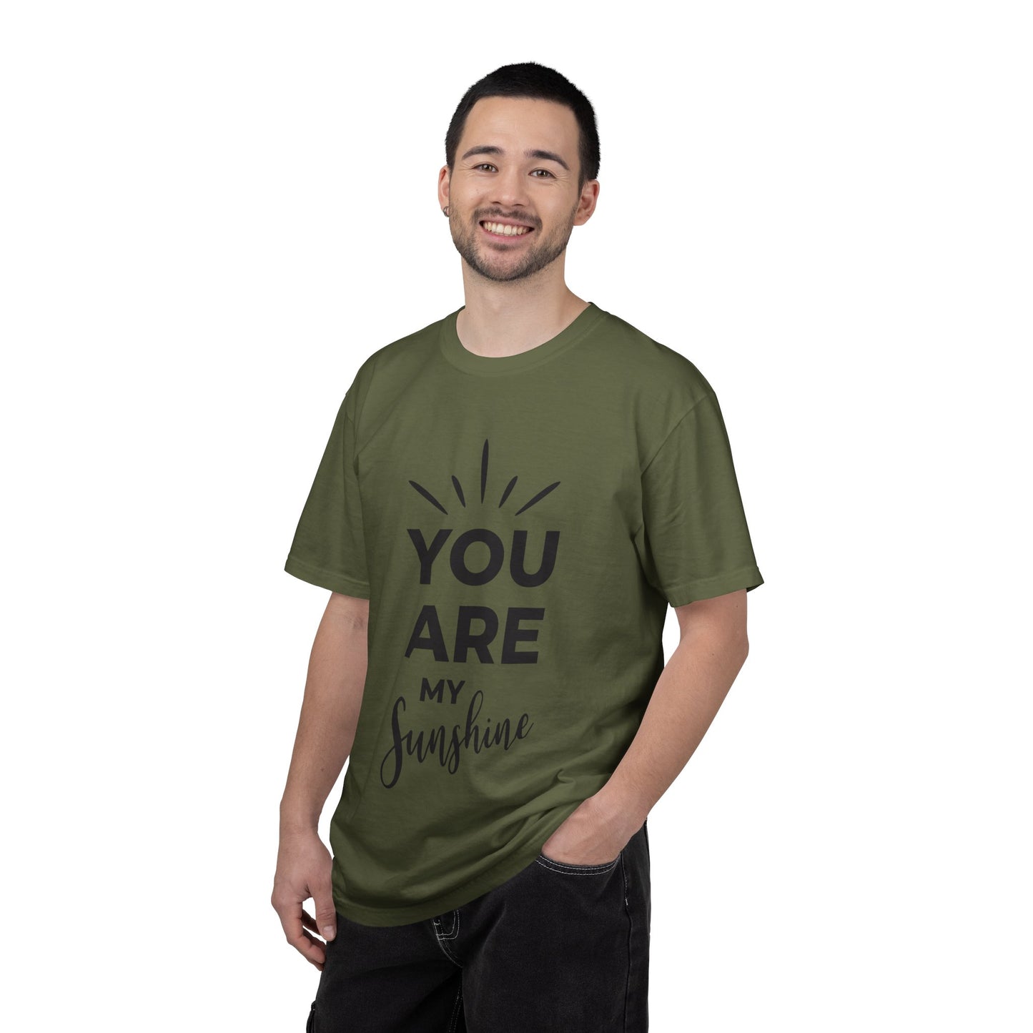 You Are My Sunshine Lovers Tee Hug Rainbow Passion Unconditional Soulful Connection Unisex Heavy Cotton T-Shirt