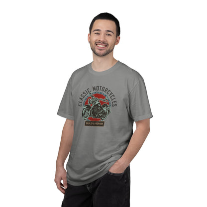 Classic Motorcycles Custom Engine Club Motorbike Lovers Trendy Tee High-speed Rider Adventure Racer Unisex Heavy Cotton T-Shirt
