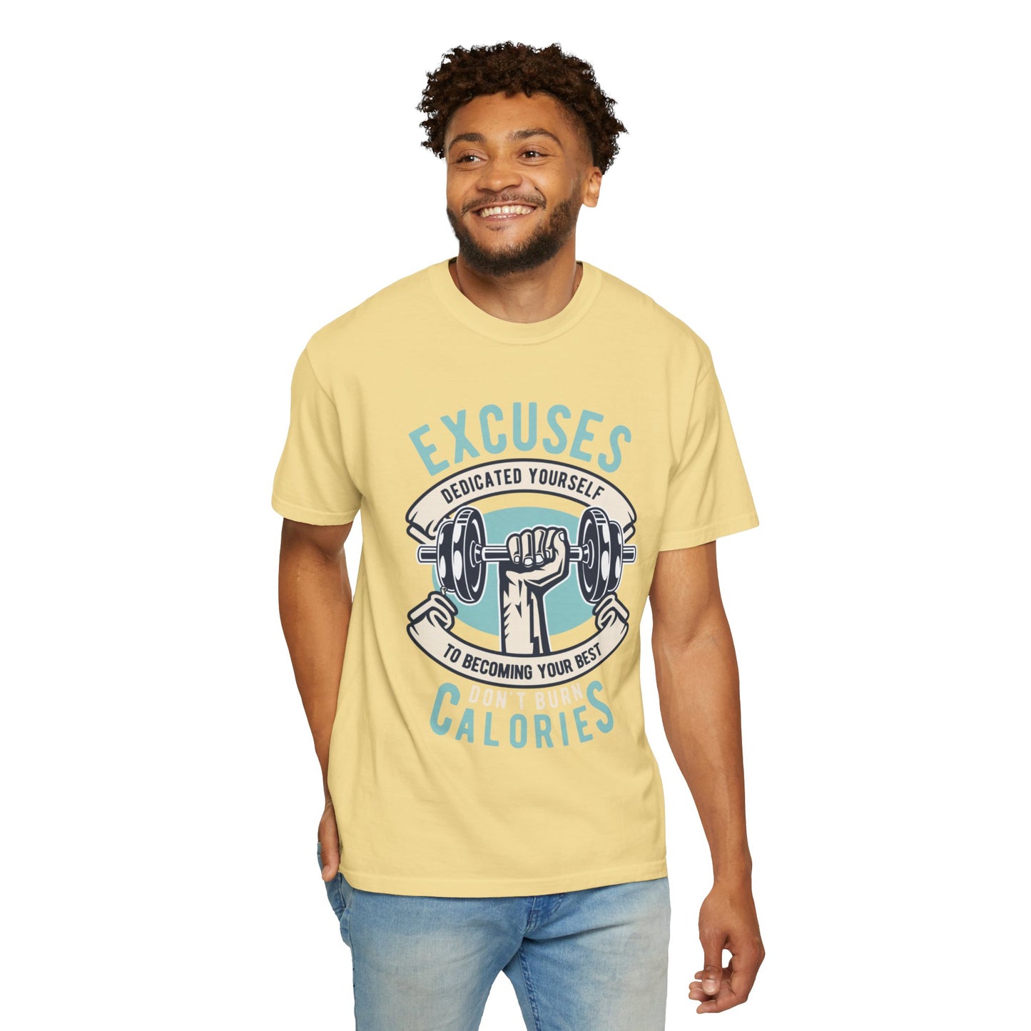 100% cotton (fiber content may vary for different colors) Medium fabric (5.3 oz/yd² (180 g/m²)) Dedicated Yourself To Becoming Your Best Don’t Burn Calories Unisex Heavy Cotton T-Shirt