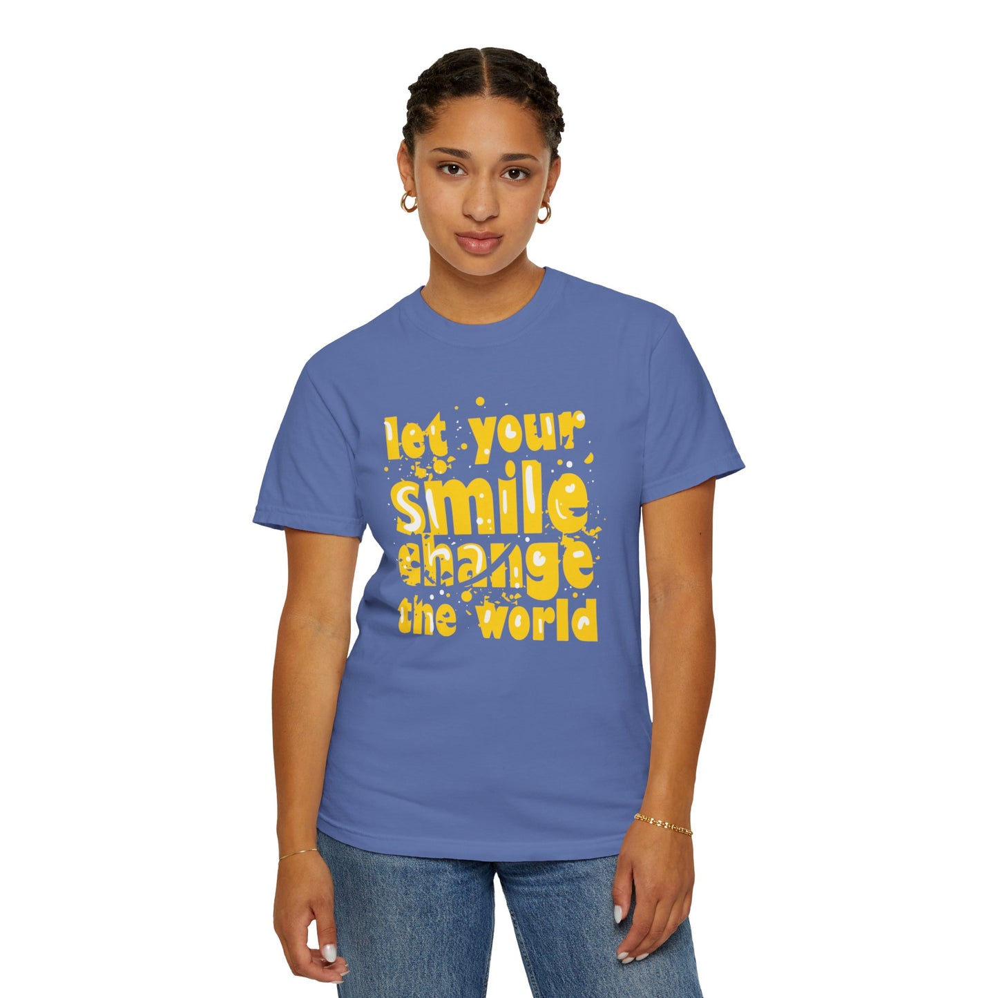 Let Your Smile Change The World Kindness Heartfelt Compliments Tee Thoughtful Gestures Love-Inspiration  Unisex Heavy Cotton T-Shirt