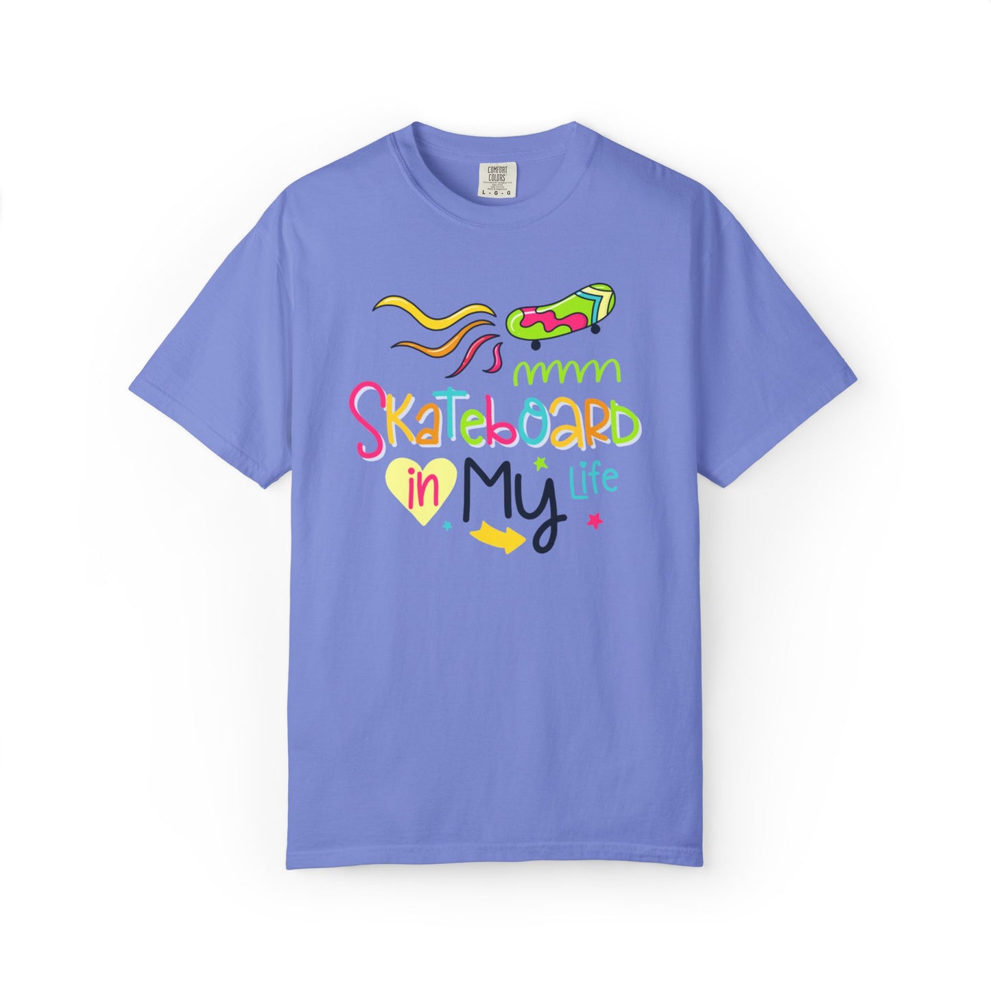 Skateboard In My Life Skater Competitions Boarding Fitness Tee Unisex Heavy Cotton T-Shirt