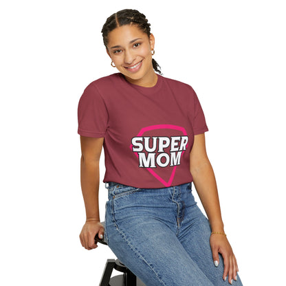 Cute Super Mom Motherhood Mama Love Master Multitasker Life Giver Wonder Woman Unisex Heavy Cotton T-Shirt