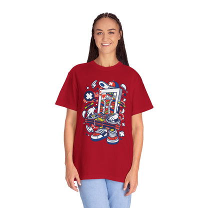 Dj King Play Card Hip Hop Vibes Trends Pop Visuals Tee Remixes Music Producer Unisex Heavy Cotton T-Shirt