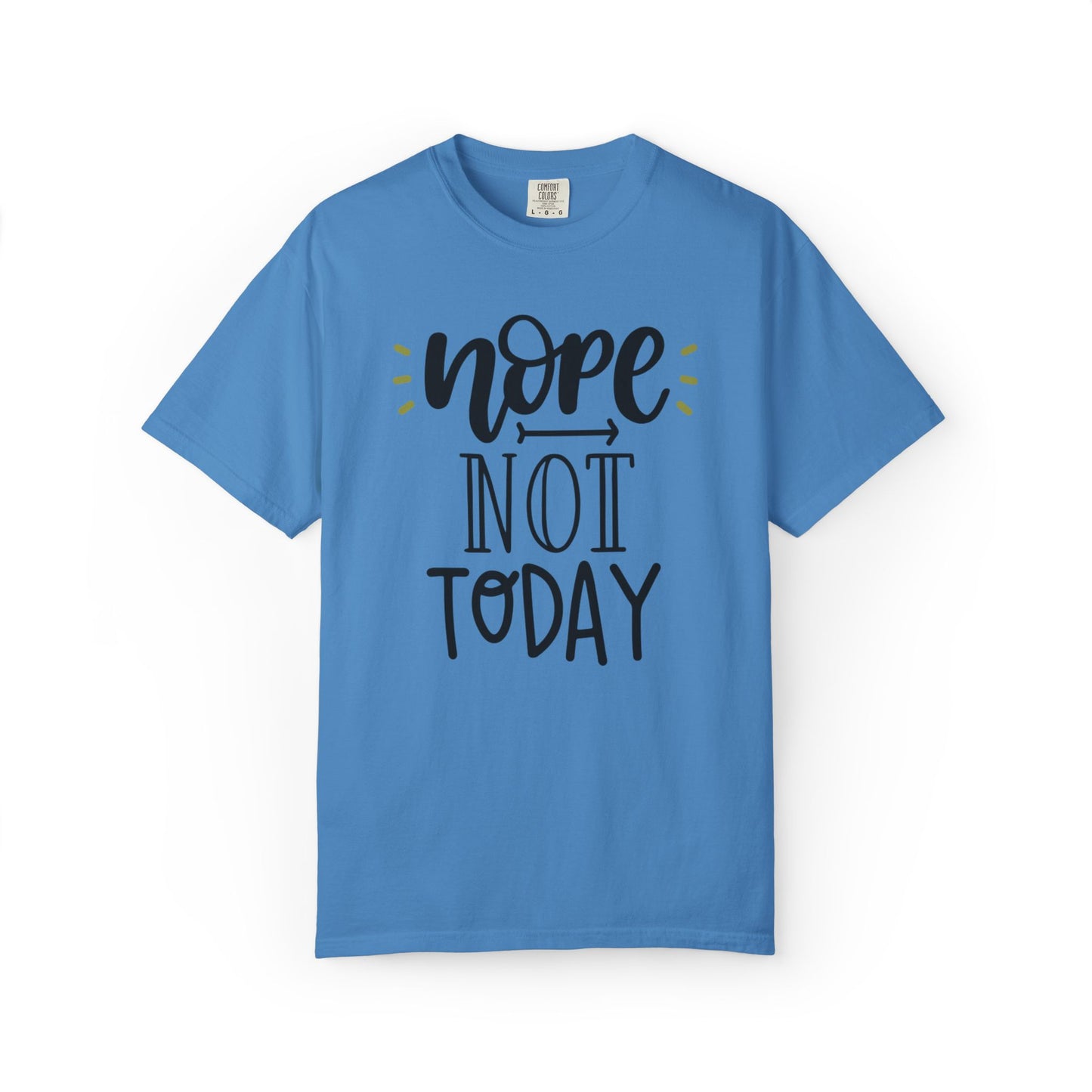 Nope Not Today Idle Moments Tee Cozy Living Contented Loafing Unisex Heavy Cotton T-Shirt
