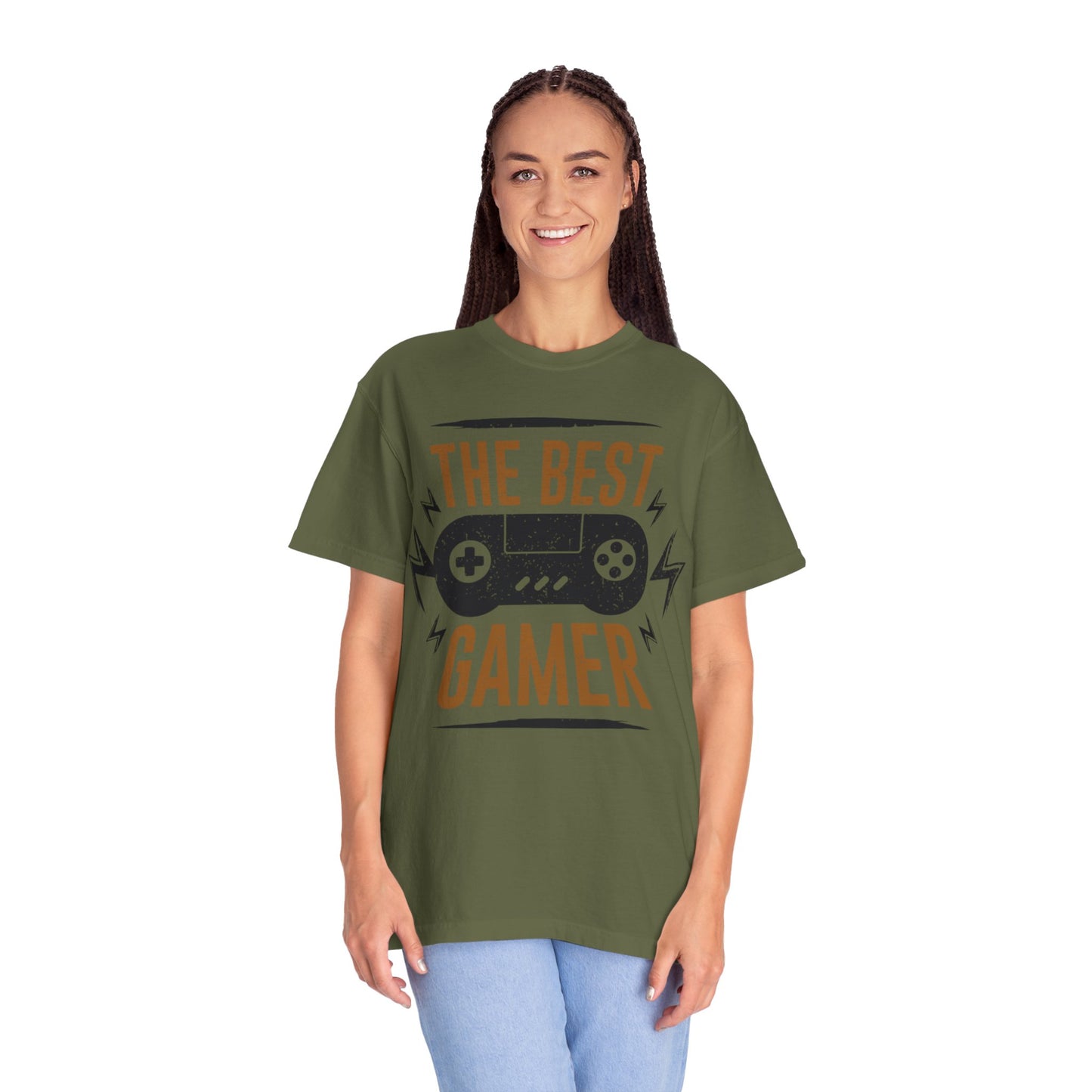 The Best Gamer Warriors Tee Non-Stop Playing Gaming Obsession Unisex Heavy Cotton T-Shirt
