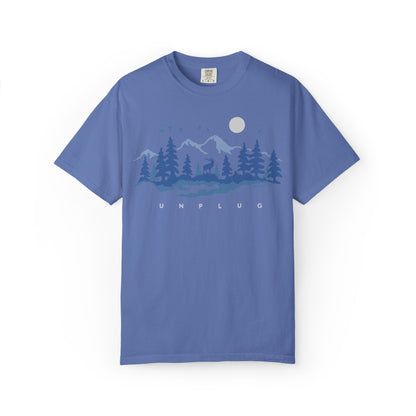 Unplug - Unisex Garment-Dyed T-shirt