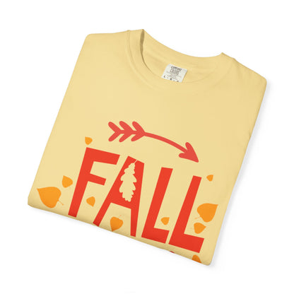 Fall Y’all Breeze Leaves Christmas Tee Jingle Bells Falling Beauty Holiday Spirit Unisex Heavy Cotton T-Shirt