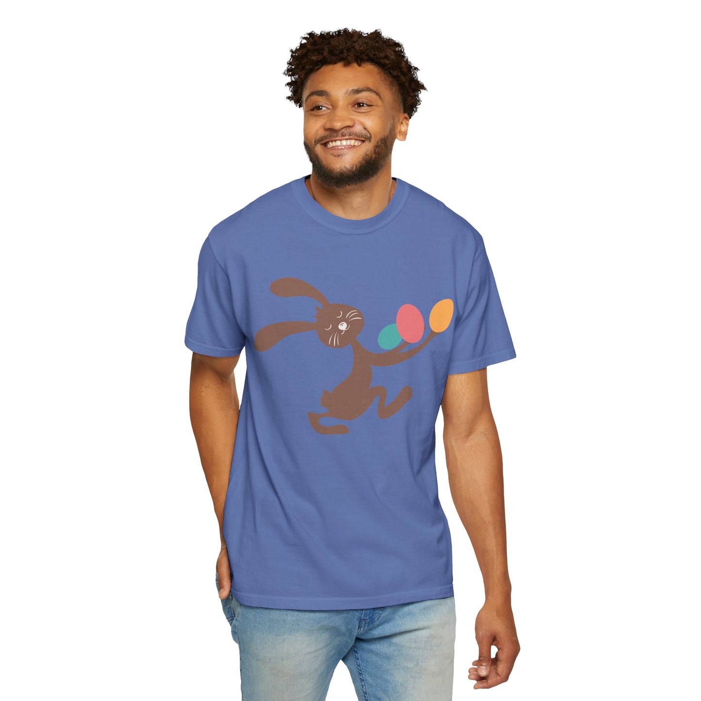 Easter Day Holy Week Spring Festival Tee Christian Holiday Easter Eggs Good Friday Unisex Heavy Cotton T-Shirt