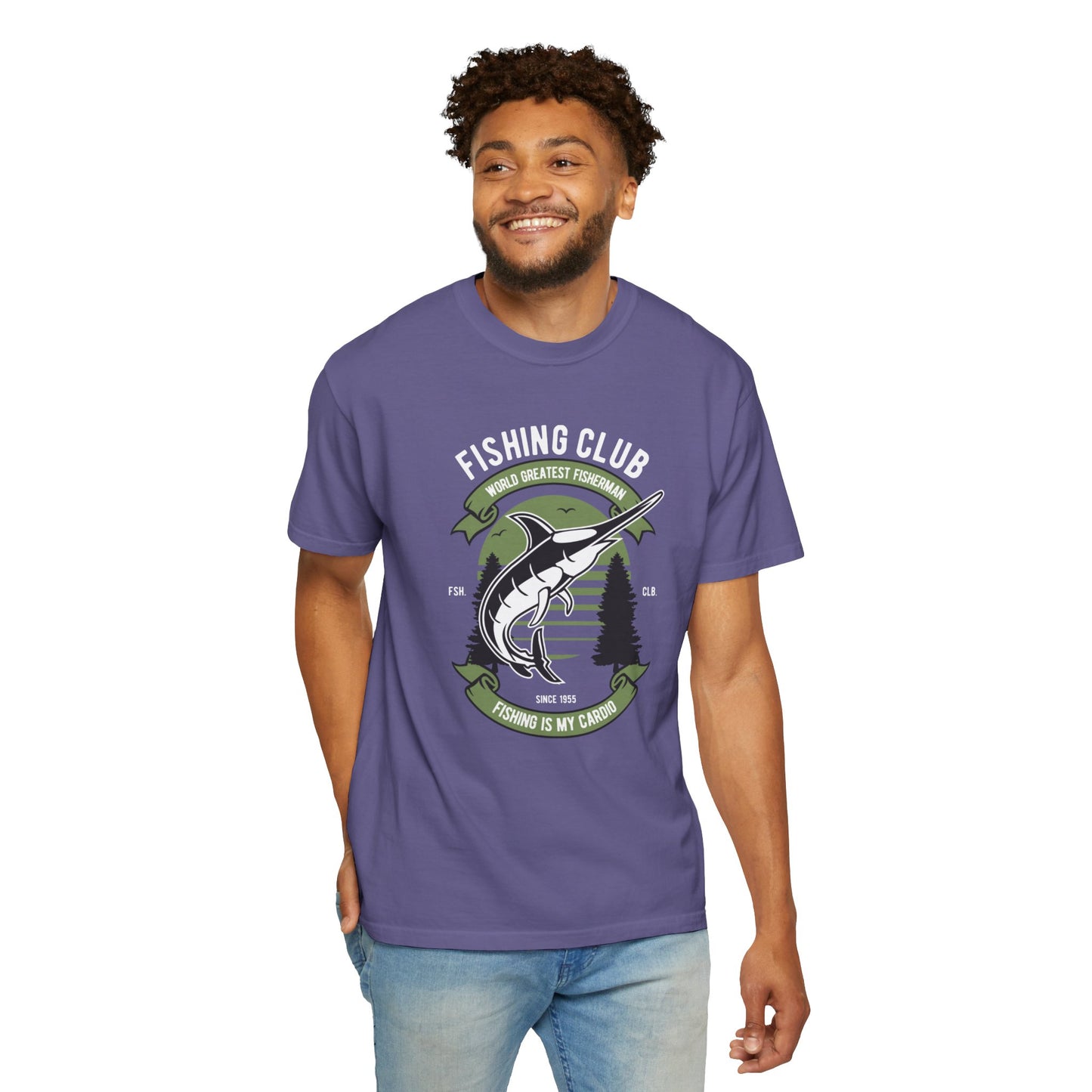 Fishing Club Fishing Gear Sarcastic Fishing Tee Unisex Heavy Cotton T-Shirt