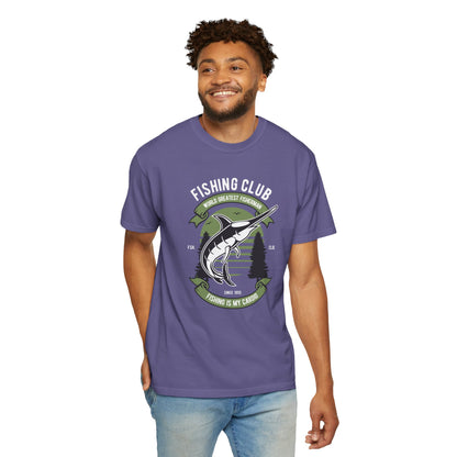 Fishing Club Fishing Gear Sarcastic Fishing Tee Unisex Heavy Cotton T-Shirt