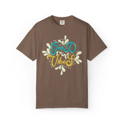 Good Vibes Motivational Tee Let Go Of Negativity Focus On Solutions Growth Mindset Unisex Heavy Cotton T-Shirt