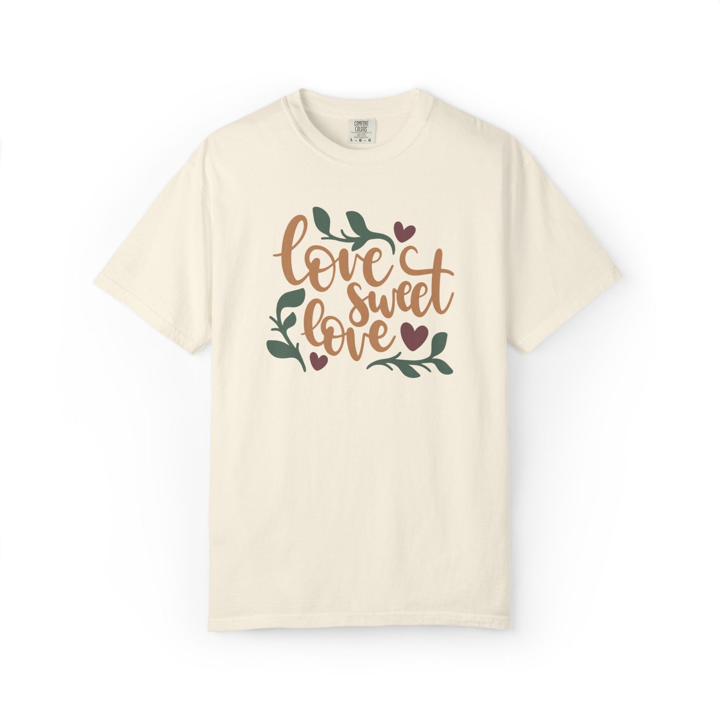 Love Sweet Love Boundless Love Affection Lover’s Tee Infinite Bliss Butterfly Kisses Evergreen Romance Unisex Heavy Cotton T-Shirt