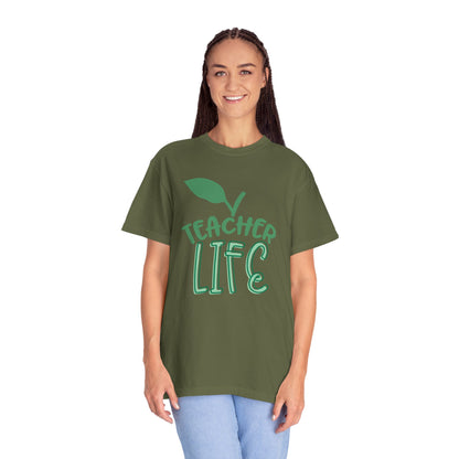 Teacher Life Role Model Supportive Learning Positive Reinforcement Moral Values Unisex Heavy Cotton T-Shirt