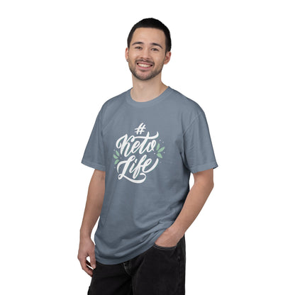 Keto Life Low-Carb Vegetables Tee Moderate Protein Fat Adaptation Intermittent Fasting Unisex Heavy Cotton T-Shirt