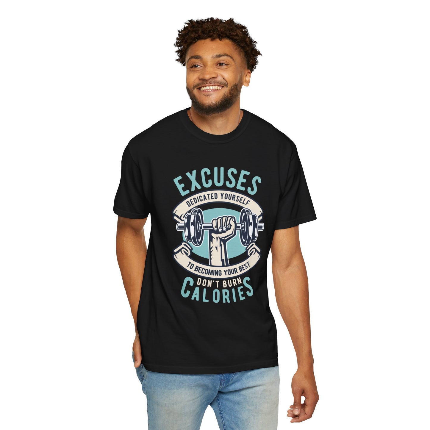 Don’t Burn Calories Body Building Goal Setting Will Power Achievement Tee Unisex Heavy Cotton T-Shirt