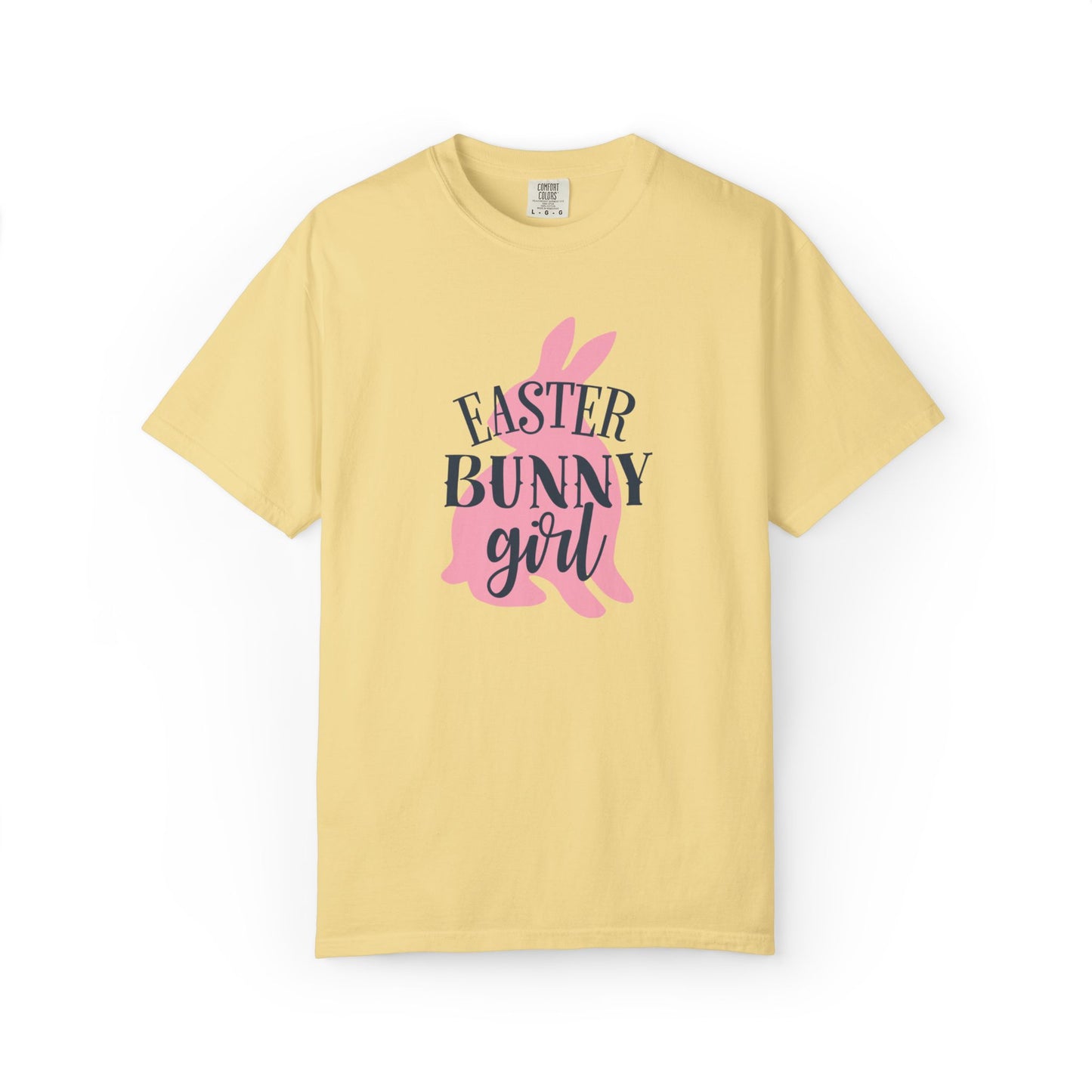 Easter Bunny Girl Holy Week Celebration Spring Festival Tee Christian Holiday Excitement Eggs Good Friday  Unisex Heavy Cotton T-Shirt