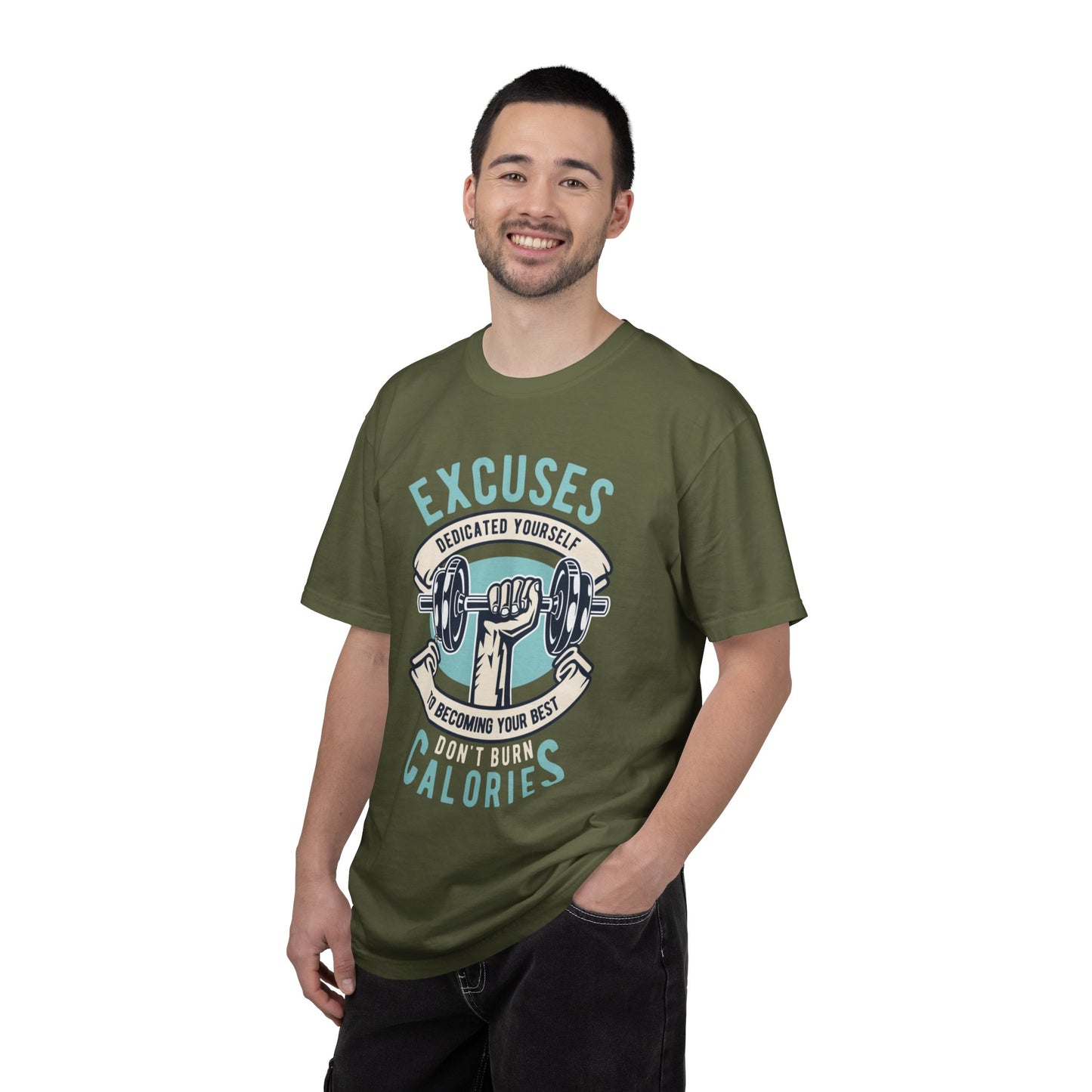 Don’t Burn Calories Body Building Goal Setting Will Power Achievement Tee Unisex Heavy Cotton T-Shirt