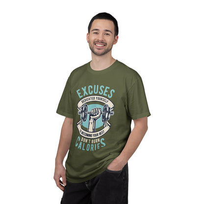 Don’t Burn Calories Body Building Goal Setting Will Power Achievement Tee Unisex Heavy Cotton T-Shirt