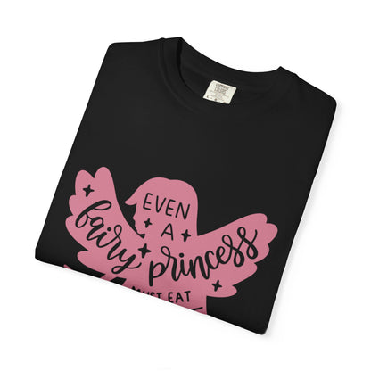 Even A Fairy Princess Must Eat Her Vegetables Parenting Advice Tee Healthy Eating Balanced Diet Unisex Heavy Cotton T-Shirt