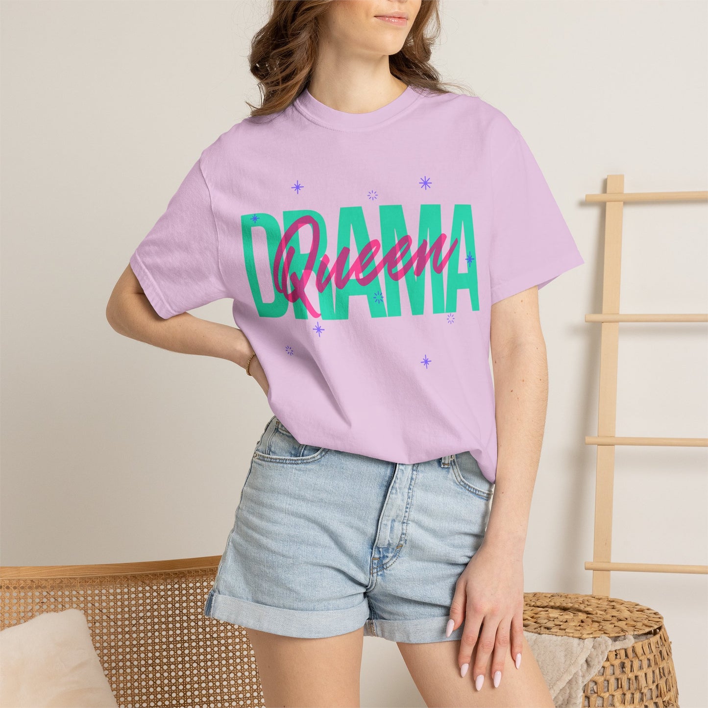 Girly T-Shirt Design Maker Featuring Sparkling Graphics Unisex Heavy Cotton T-Shirt