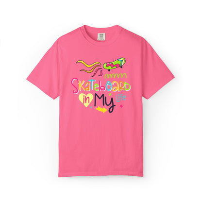 Skateboard In My Life Skater Competitions Boarding Fitness Tee Unisex Heavy Cotton T-Shirt