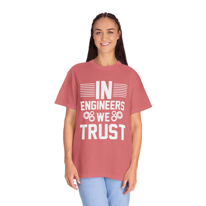 In Engineers We Trust Critical Thinking Problem-Solving Sarcastic Adaptability Unisex Heavy Cotton T-Shirt
