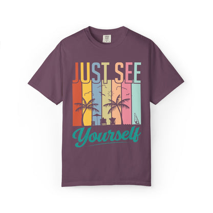Inspirational Just See Yourself Self-Discovery Personal Vision Focus Summer Vibes Unisex Heavy Cotton T-Shirt