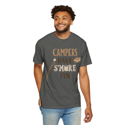 Campers Adventure Mountain Tee Belays Ropes Fun Activities Unisex Heavy Cotton T-Shirt