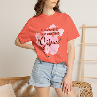 Silence - Unisex Garment-Dyed T-shirt