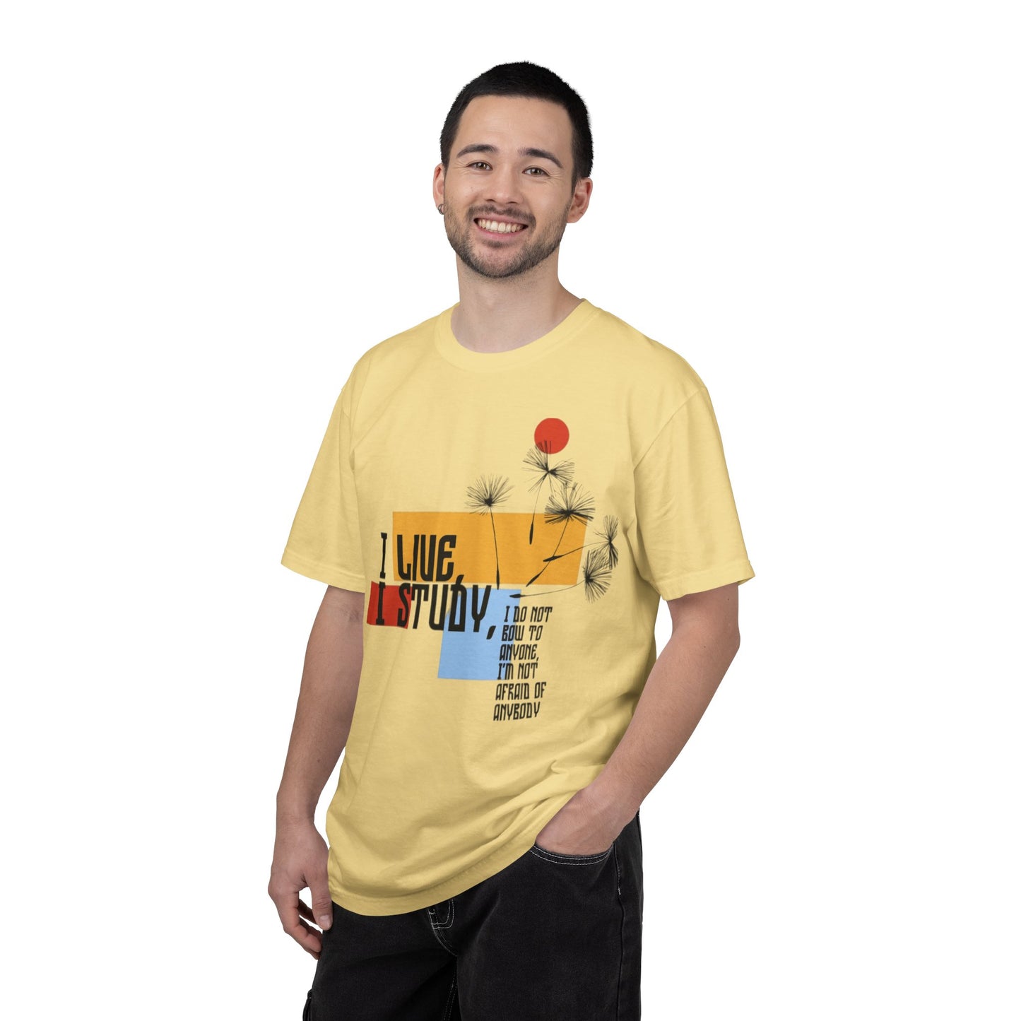 I Live I Study - Unisex Garment-Dyed T-shirt