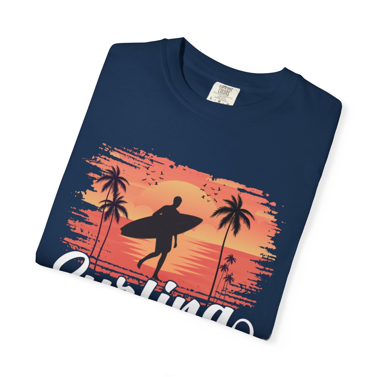 Exciting Surfing Catch The Wave Barrels & Breaks Shortboard Beach Vibes Unisex Heavy Cotton T-Shirt