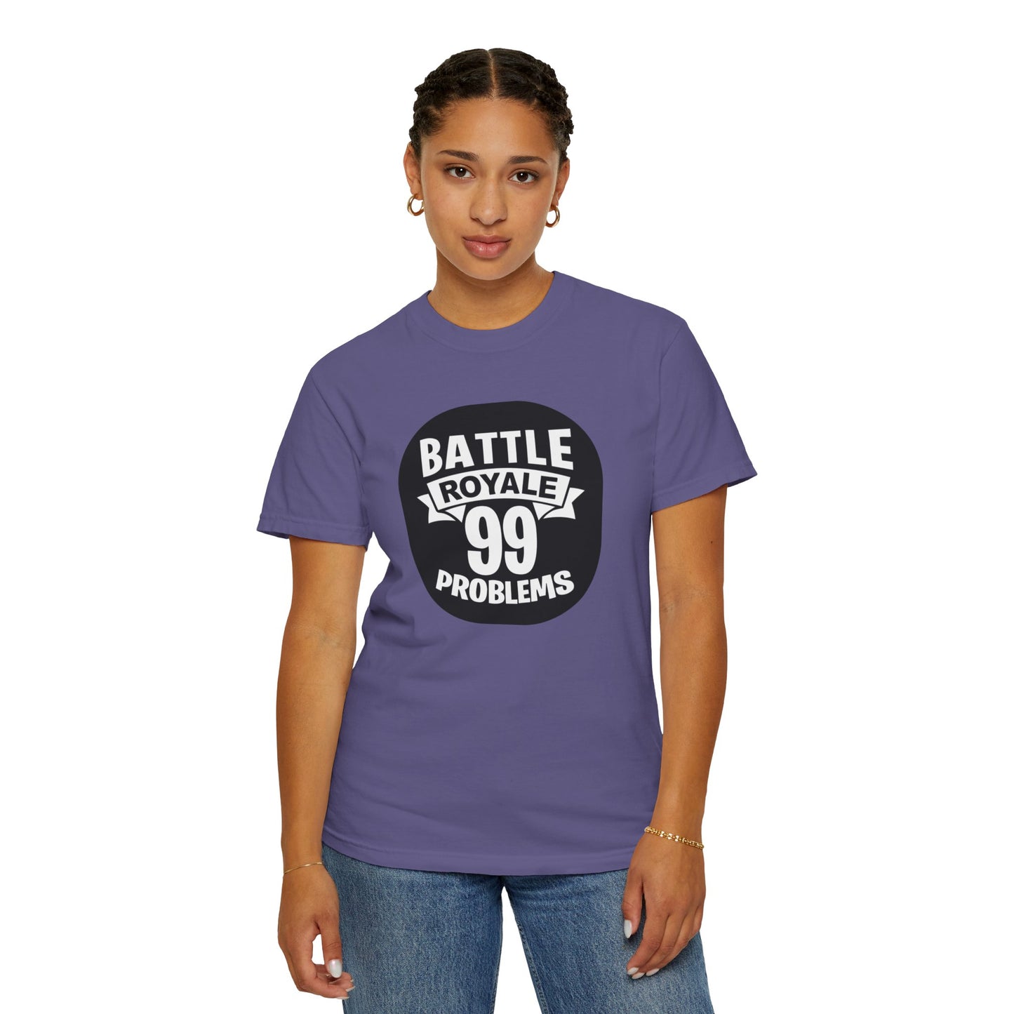 Battle Royal Multiplayer Madness Tee Thrilling Elimination High-Stakes Combat Unisex Heavy Cotton T-Shirt