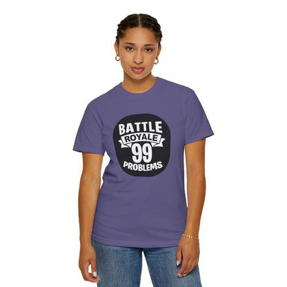 Battle Royal Multiplayer Madness Tee Thrilling Elimination High-Stakes Combat Unisex Heavy Cotton T-Shirt