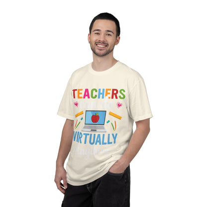 Inspirational Teacher Can Do Virtually Anything Enlightenment Bridge Builder Lifelong Mission Unisex Heavy Cotton T-Shirt