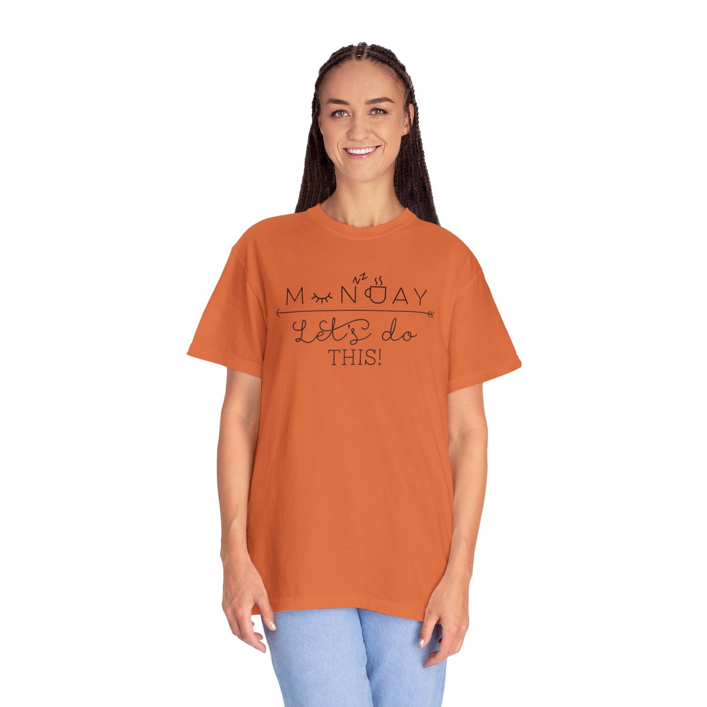 Monday Let’s Do This Motivation Tee Work Ethic Positive Mindset Focus Planning Task Completion Morning Routine Unisex Heavy Cotton T-Shirt
