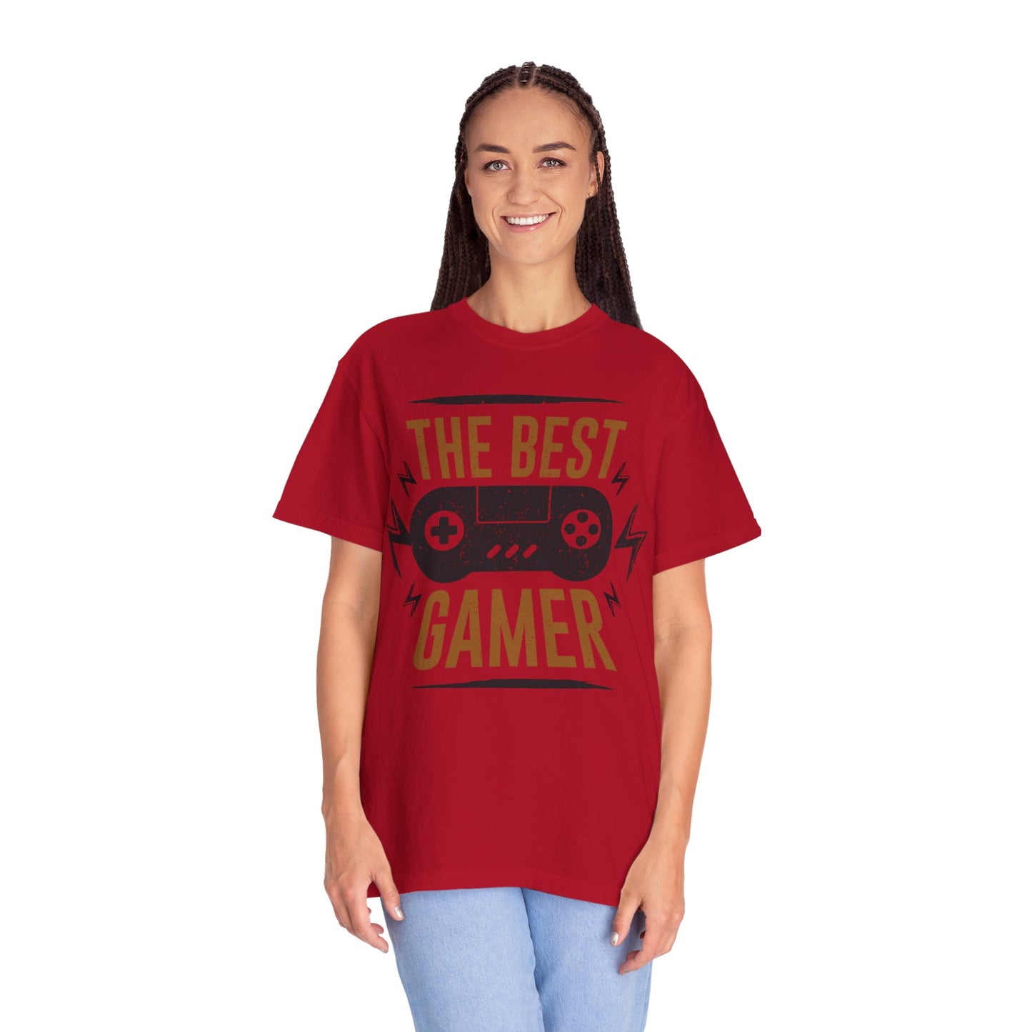 The Best Gamer Warriors Tee Non-Stop Playing Gaming Obsession Unisex Heavy Cotton T-Shirt