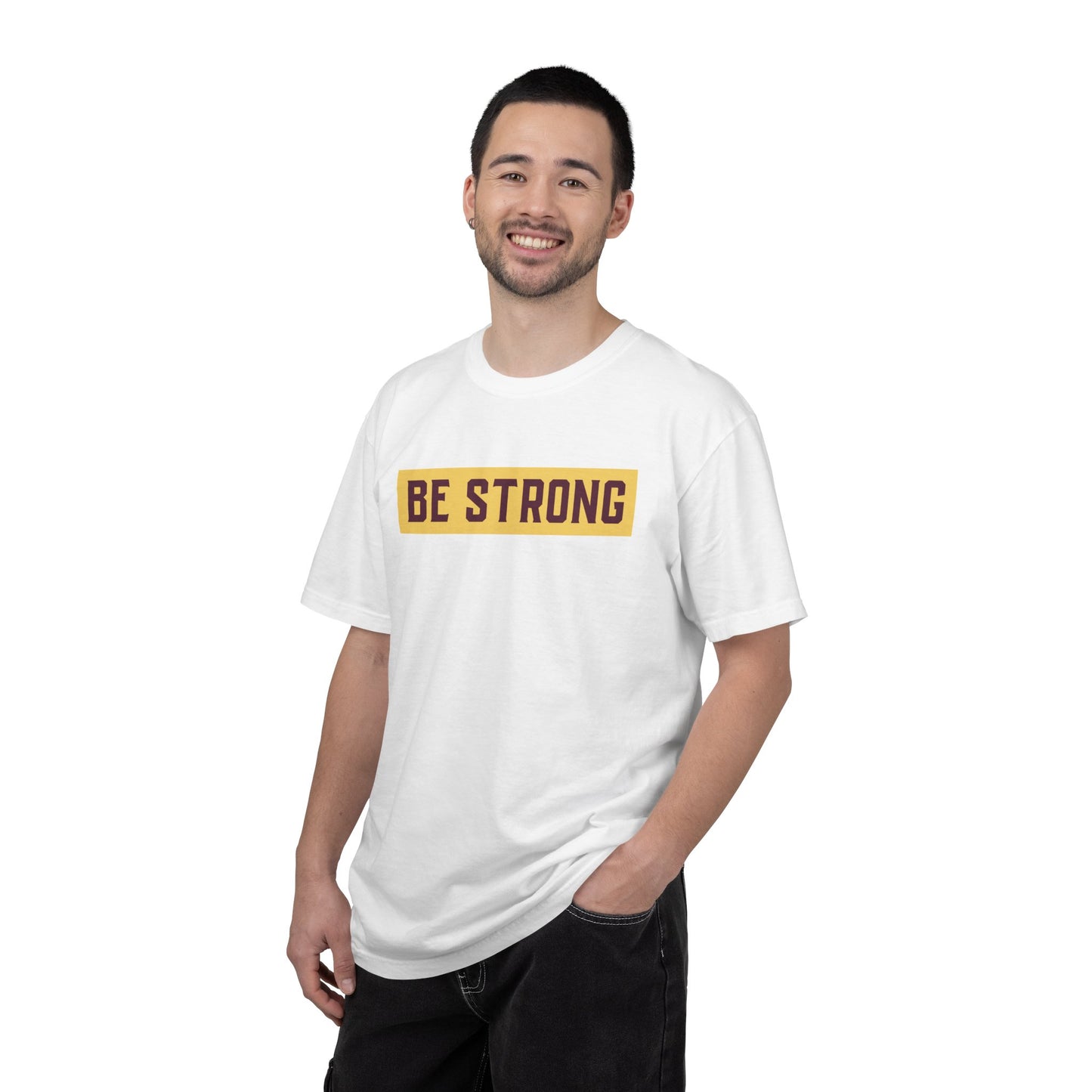 Be Strong Quotes Best Selling Unisex Heavy Cotton T-Shirt
