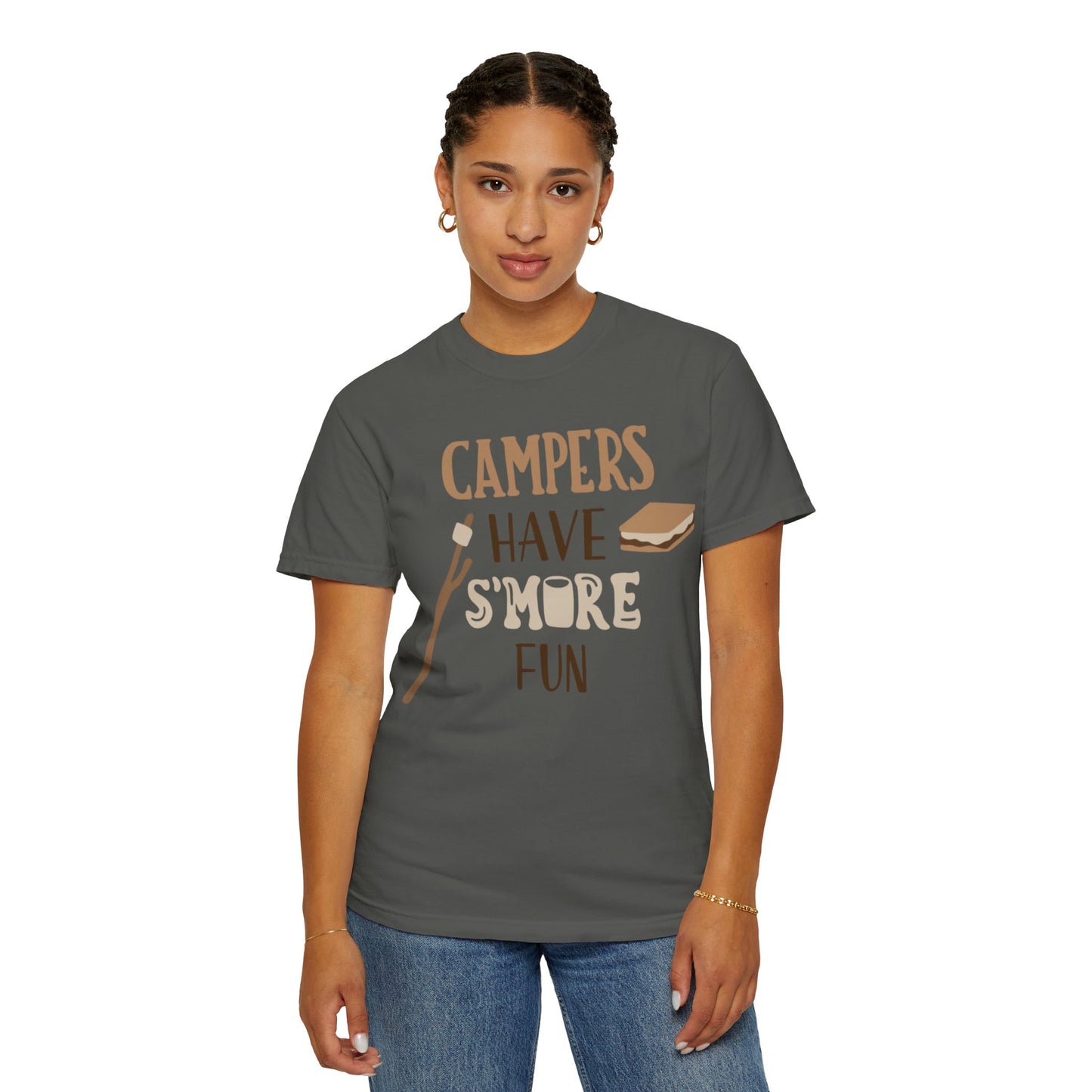 Campers Adventure Mountain Tee Belays Ropes Fun Activities Unisex Heavy Cotton T-Shirt