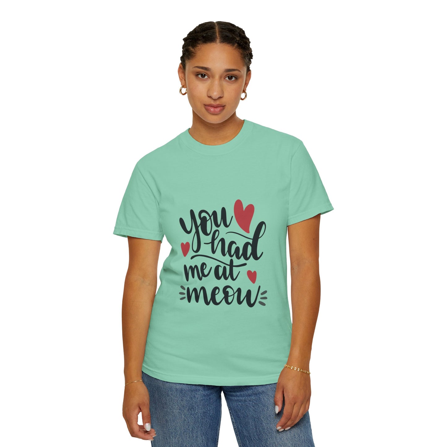 You Had Me At Meow Cats Elegance Tee Unique Furry Charms Quirks And Charisma Unisex Heavy Cotton T-Shirt