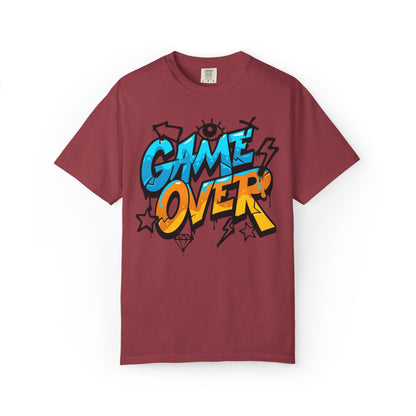 Game Over Unisex Garment-Dyed T-shirt