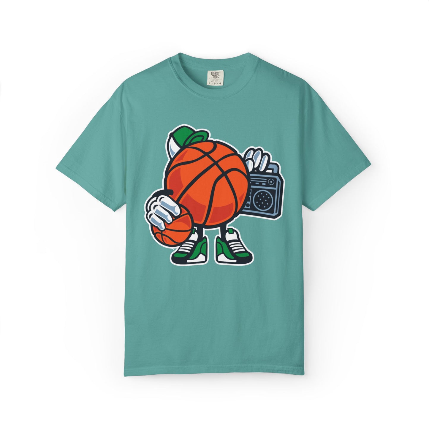 Funny Street Basketball Court King Queens Basketball Lovers Tee Slam Dunk Net Warriors Unisex Heavy Cotton T-Shirt