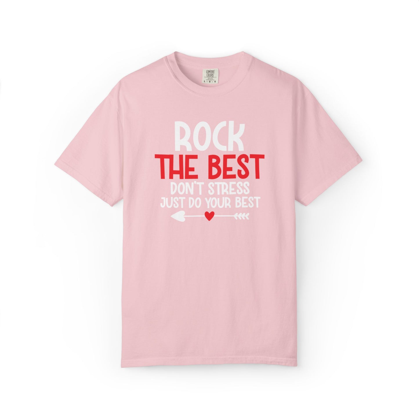 Motivational Rock The Best Stop Wishing Start Doing Action Goal Setting Modern Tee Achievement Self-Improvement Unisex Heavy Cotton T-Shirt