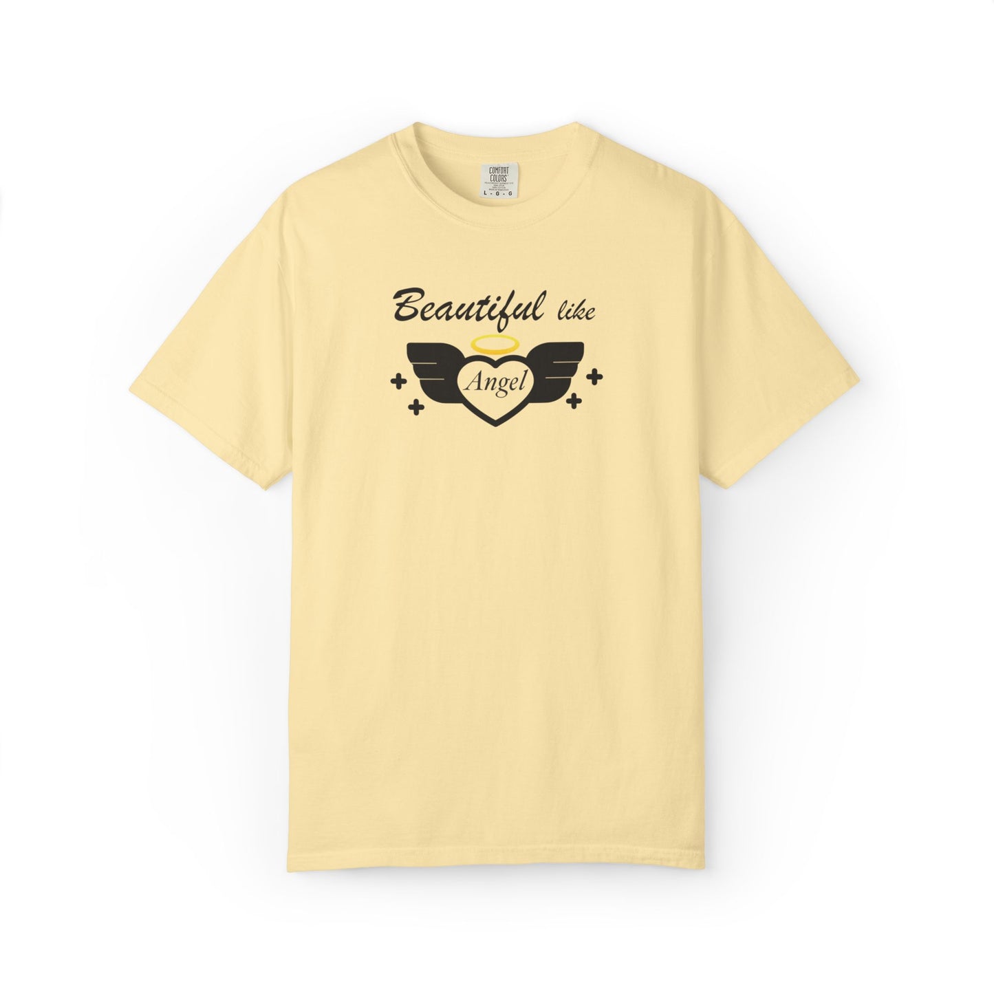 Beautiful Like Angel Politeness Tee Confidence Boost Stunning Gracefulness Unisex Heavy Cotton T-Shirt